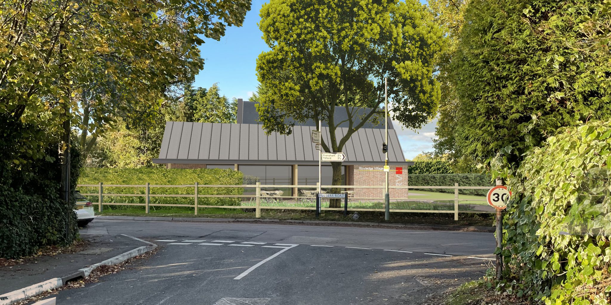 View from School Road