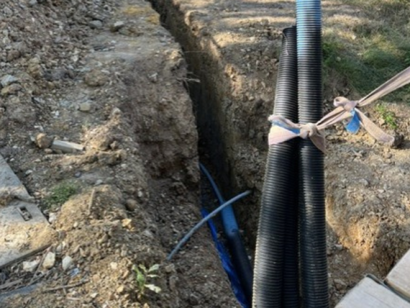 Water Main Trenching